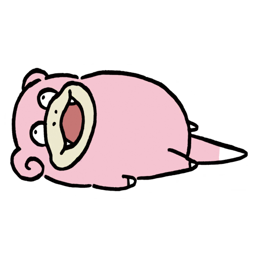 Relaxed Slowpoke — Nagano Pokémon GO sticker