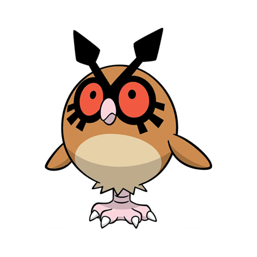 Hoothoot — New Year's 2022 #2 Pokémon GO sticker