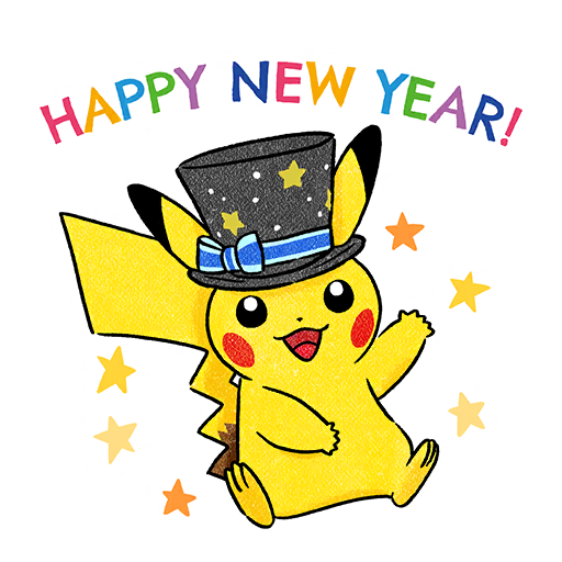 Pikachu — New Year's 2023 #1 Pokémon GO sticker