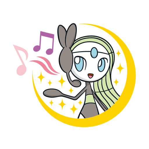 Pokémon GO Fest 2021 Meloetta #1 Pokémon GO sticker