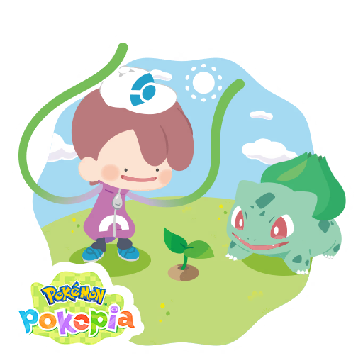 Pokopia Bulbasaur Pokémon GO sticker