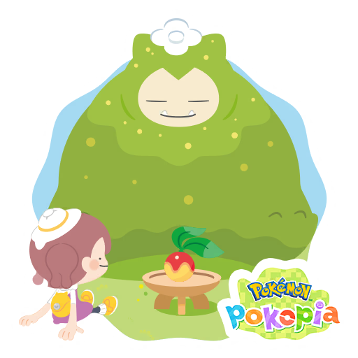 Pokopia Snorlax Pokémon GO sticker