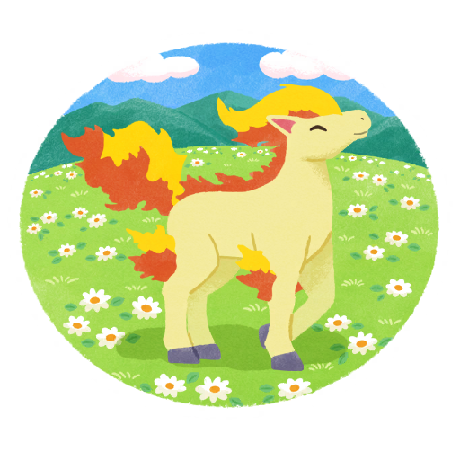 Ponyta #1 Pokémon GO sticker