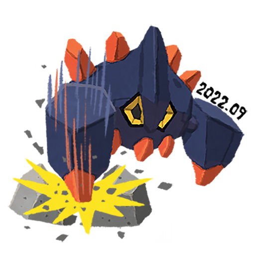 Roggenrola Community Day #3 Pokémon GO sticker