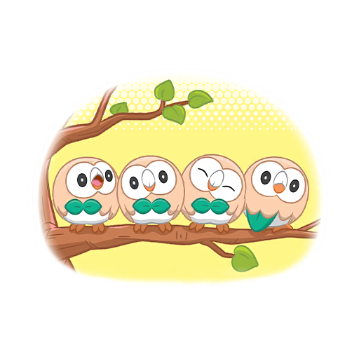 Rowlet Community Day #4 Pokémon GO sticker