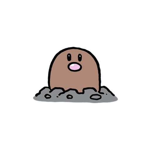 Diglett — Secrets of the Jungle #4 Pokémon GO sticker
