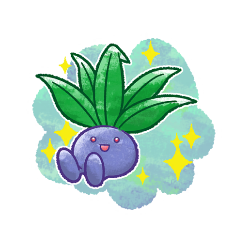 Oddish — Secrets of the Jungle #8 Pokémon GO sticker