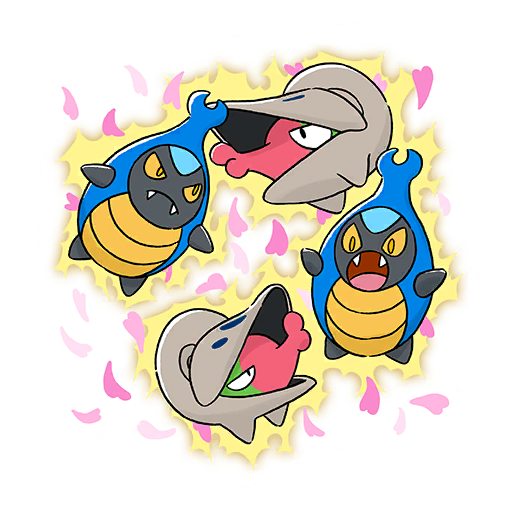 Shelmet & Karrablast #1 Pokémon GO sticker