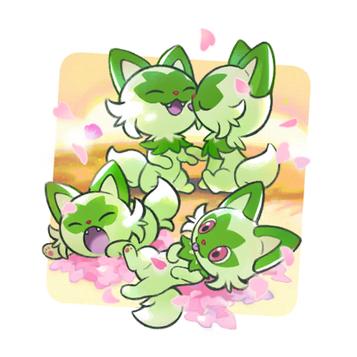 Sprigatito #2 Pokémon GO sticker