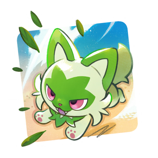 Sprigatito #3 Pokémon GO sticker