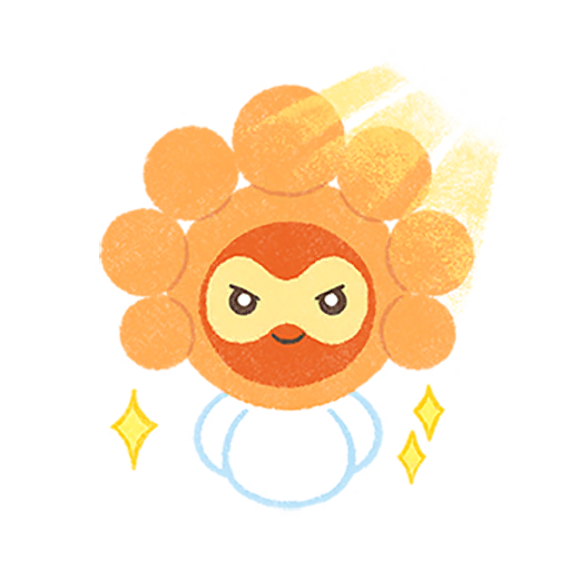 Castform — Summer #1 Pokémon GO sticker