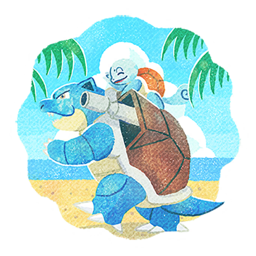 Summer 2023 Blastoise Pokémon GO sticker