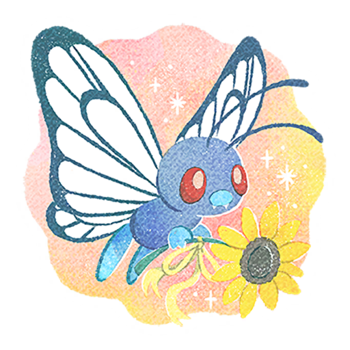 Summer 2023 Butterfree Pokémon GO sticker