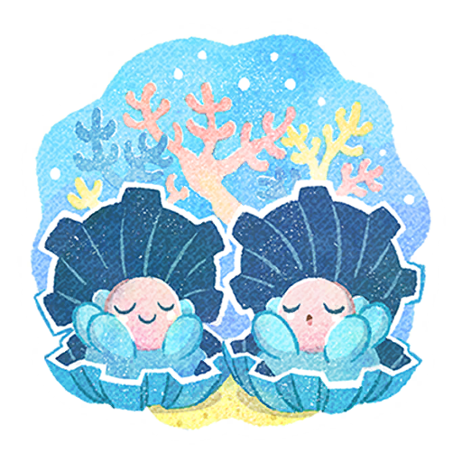 Summer 2023 Clamperl Pokémon GO sticker
