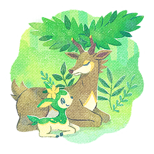 Summer 2023 Sawsbuck Pokémon GO sticker