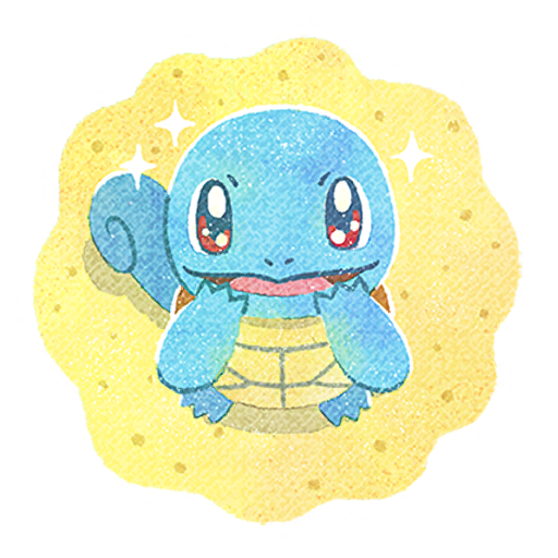 Summer 2023 Squirtle Pokémon GO sticker