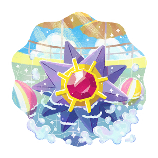 Starmie — Summer 2026 #1 Pokémon GO sticker