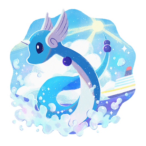 Dragonair — Summer 2026 #3 Pokémon GO sticker