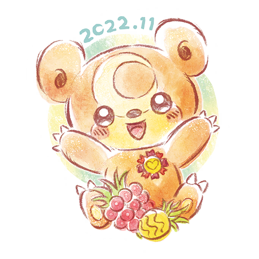 Teddiursa #1 Pokémon GO sticker