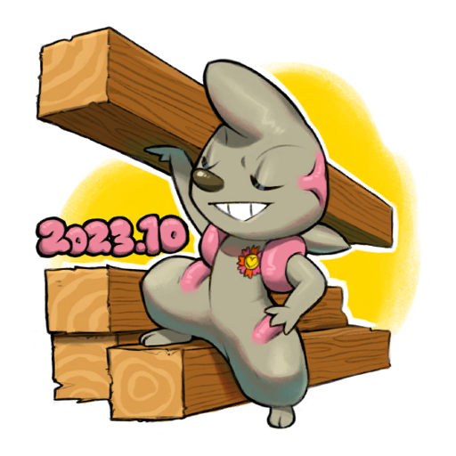 Timburr #1 Pokémon GO sticker