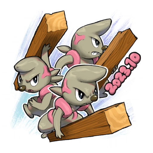 Timburr #3 Pokémon GO sticker
