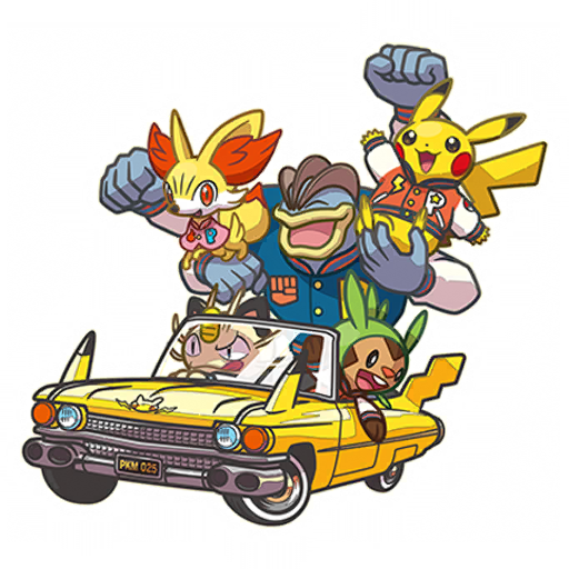 Pokémon World Championships 2025 Car Group Pokémon GO sticker