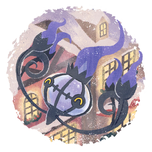 Chandelure — Winter 2024 #3 Pokémon GO sticker