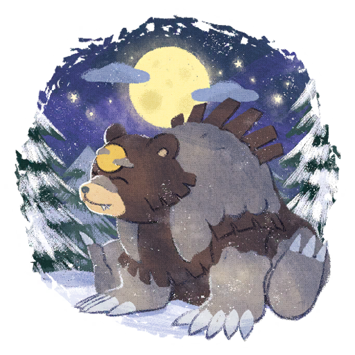 Ursaluna — Winter 2024 #4 Pokémon GO sticker
