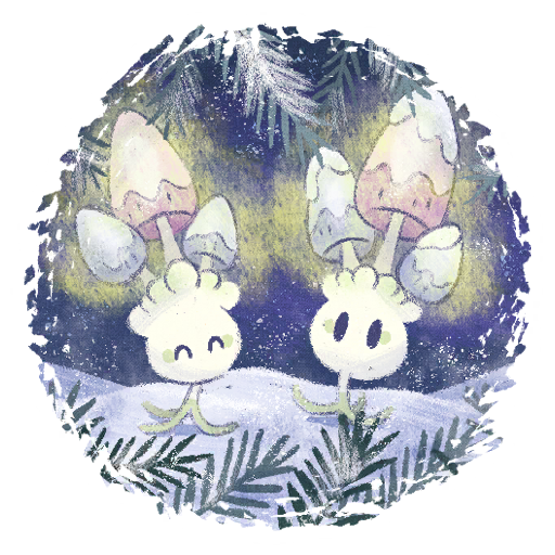 Morelull — Winter 2024 #6 Pokémon GO sticker