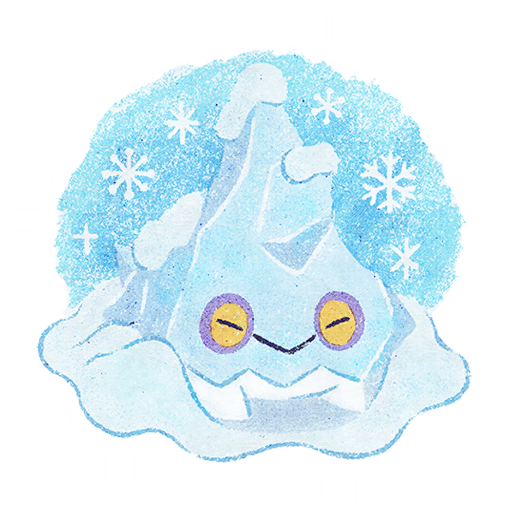 Bergmite — Winter 2023 #3 Pokémon GO sticker