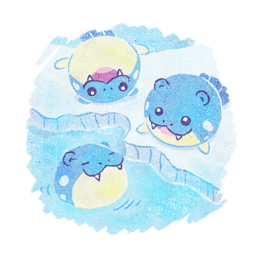 Spheal — Winter 2023 #5 Pokémon GO sticker