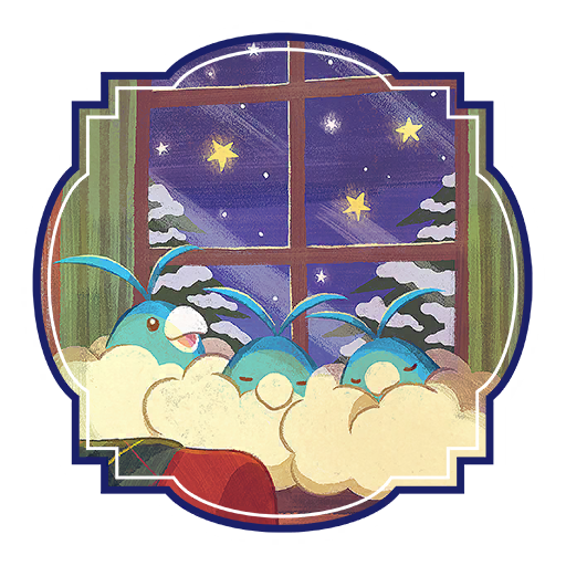 Swablu — Winter 2025 #1 Pokémon GO sticker