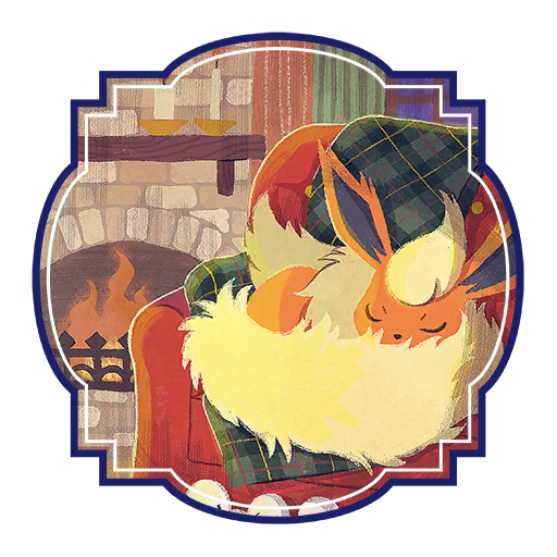 Flareon — Winter 2025 #4 Pokémon GO sticker