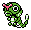 Caterpie in Gold & Silver