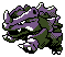 Rhyhorn in Gold & Silver