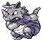 Shiny Rhydon in Gold & Silver
