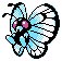 Butterfree in Gold & Silver