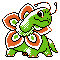 Meganium in Gold & Silver