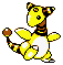 Ampharos in Gold & Silver