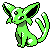 Shiny Espeon in Gold & Silver