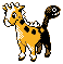 Girafarig in Gold & Silver