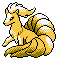 Ninetales in Gold & Silver
