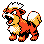 Growlithe in Gold & Silver