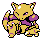 Shiny Abra in Gold & Silver