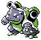 Shiny Blastoise in Gold & Silver