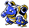 Blastoise in Gold & Silver