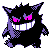 Shiny Gengar in Gold & Silver