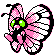 Shiny Butterfree sprite