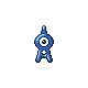 Shiny Unown sprite