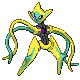 Shiny Deoxys Attack sprite